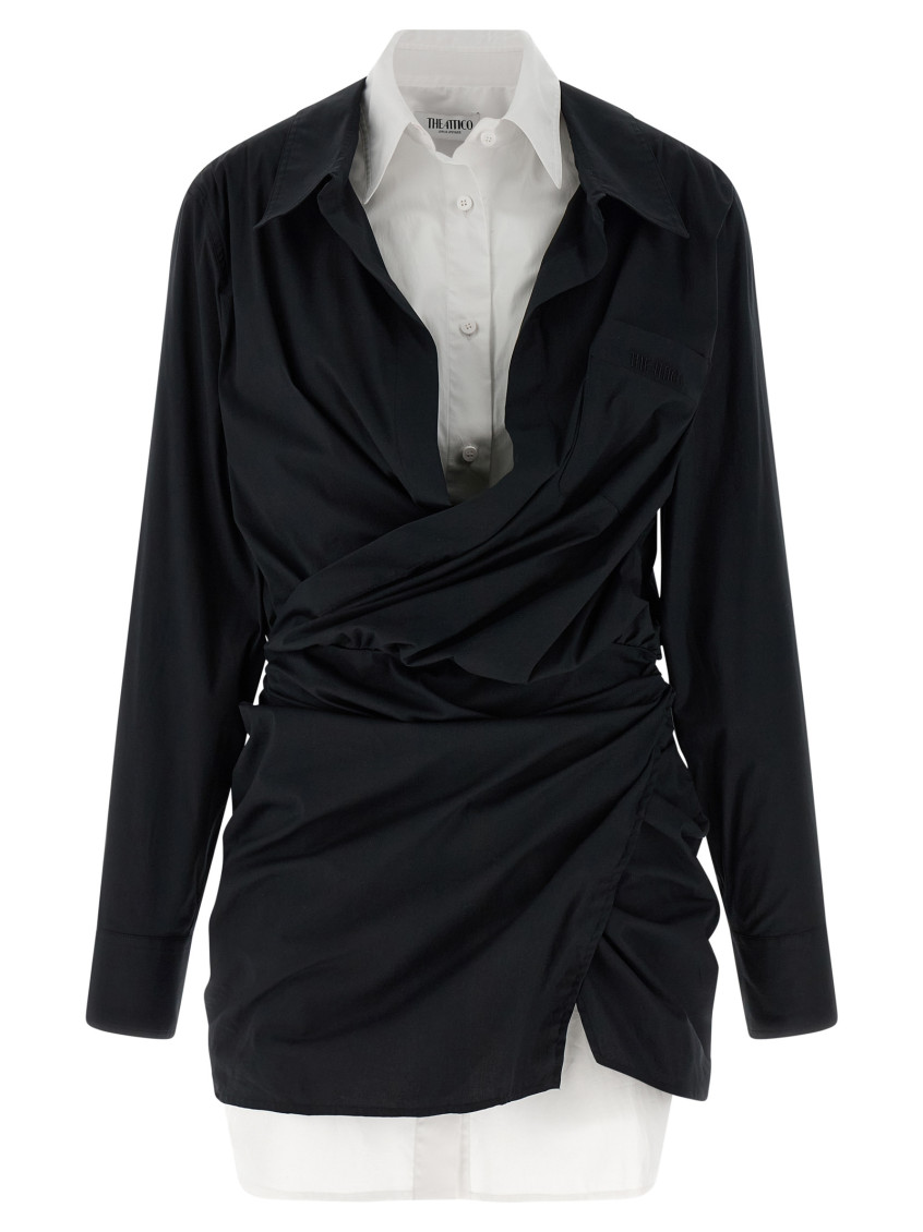 Double Layer Shirt Dress