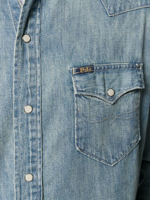 Western denim shirt