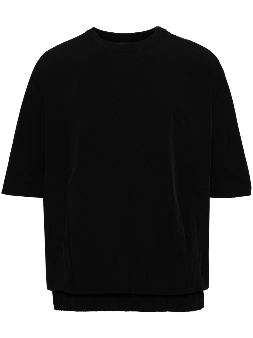 Volume cocoon T-shirt - Black
