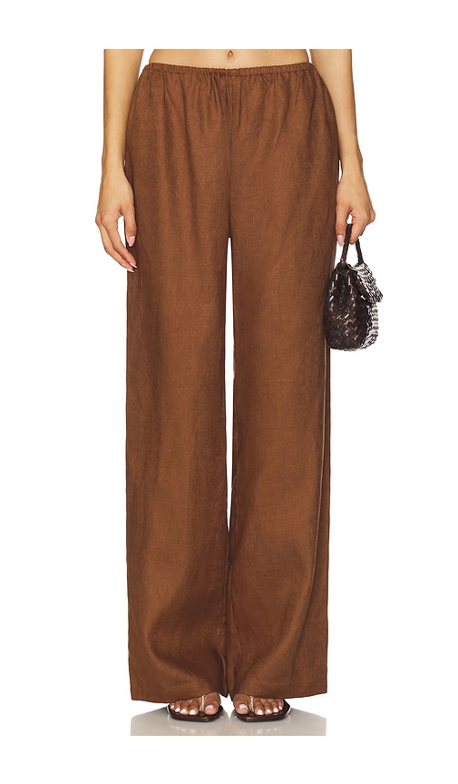 Lovers and Friends Asa Easy Pant in Brown.  XS. Also in L, S