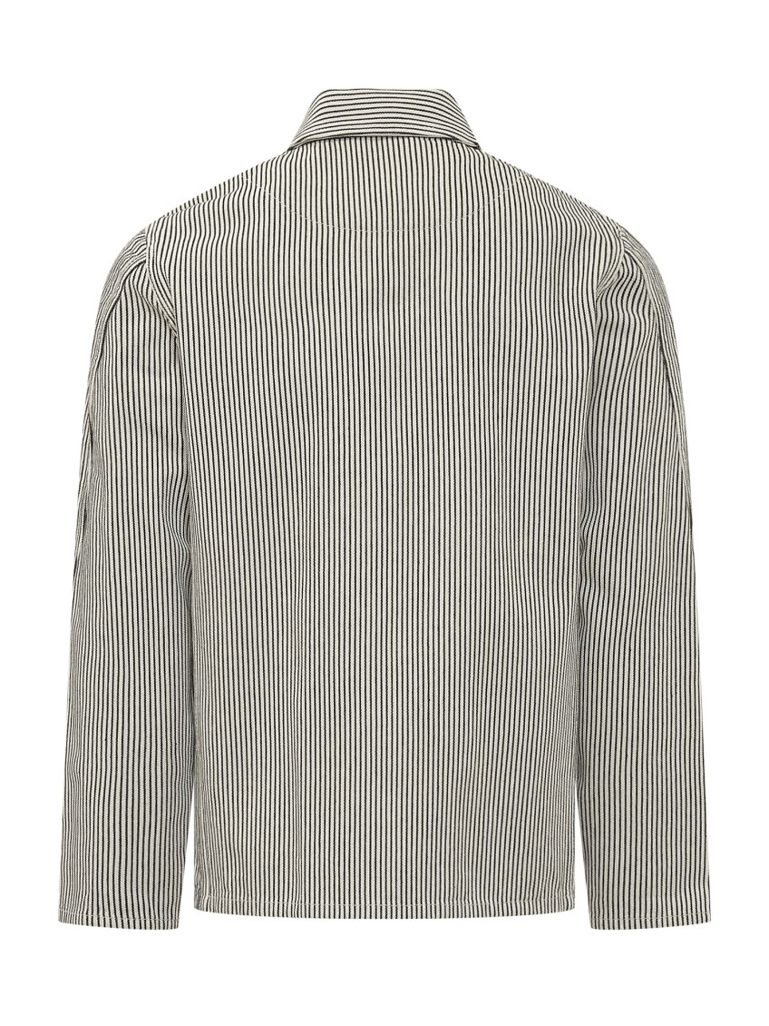 White Stripes Regular Jacket