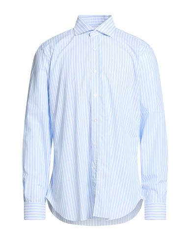 Man Shirt Light blue Size 17 ½ Cotton, Linen