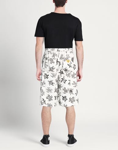Man Shorts & Bermuda Shorts White Size M Cotton