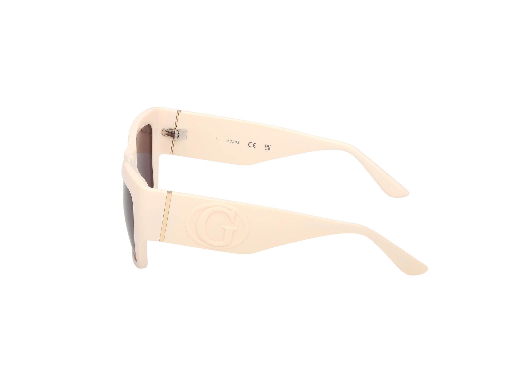 Guess Mujer Guess GU00252 25Y Gafas de sol Inyectado Marfil Violeta Cuadrada Norma