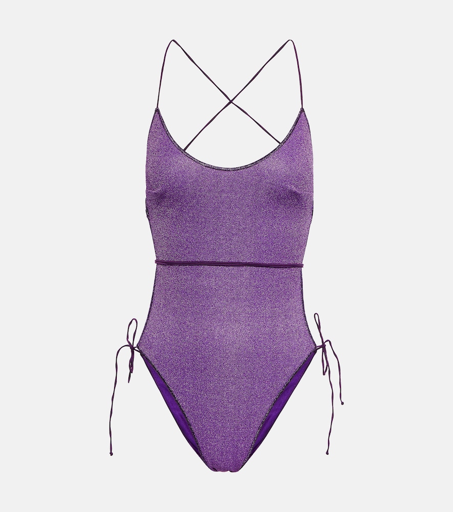 Lumiere scoop-neck swimsuit