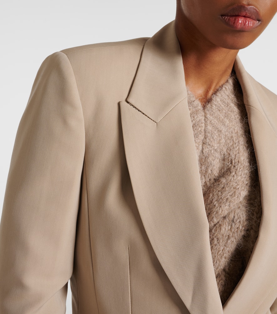 Wool-blend blazer