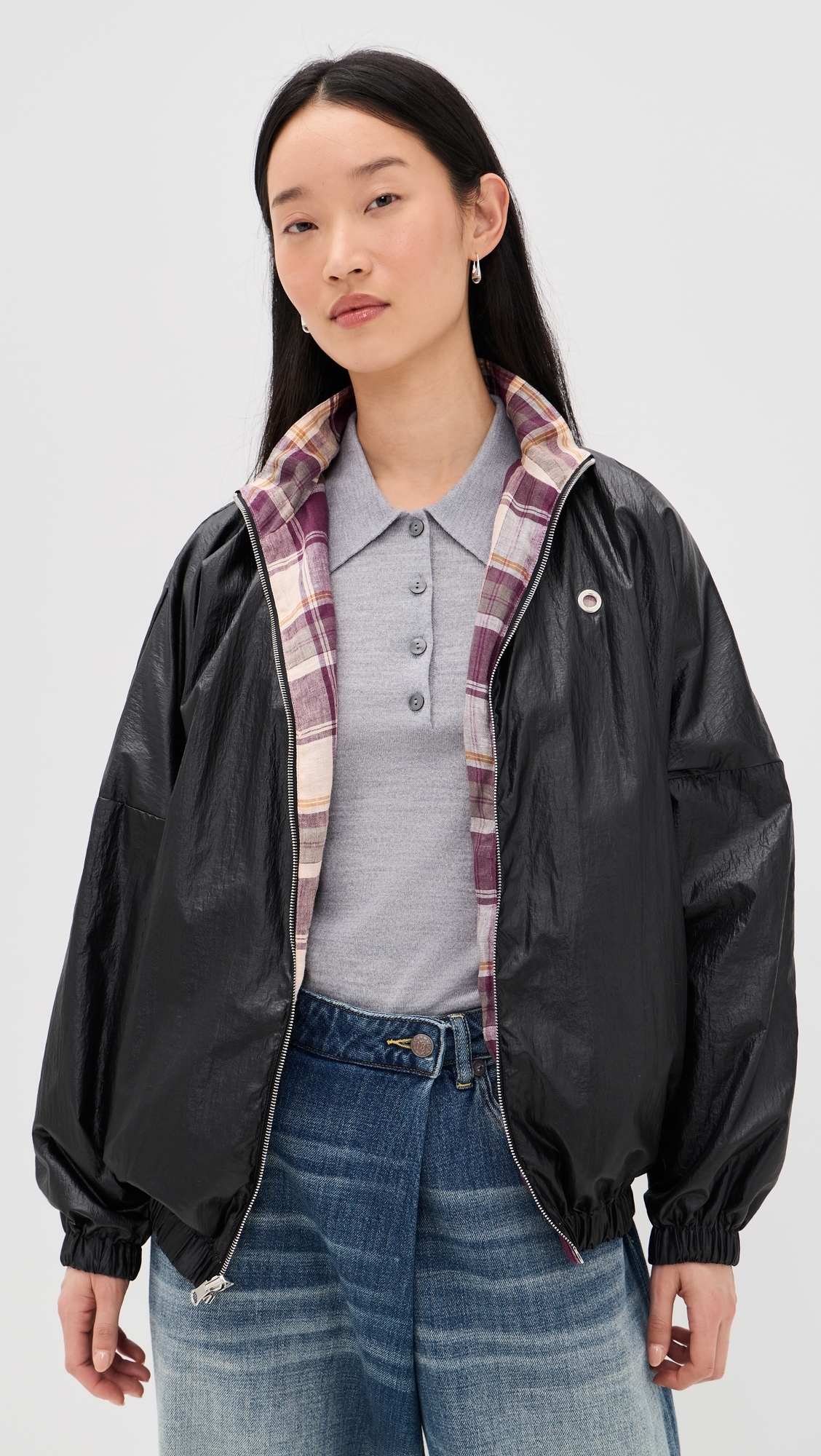 Dua Reversible Jacket Black