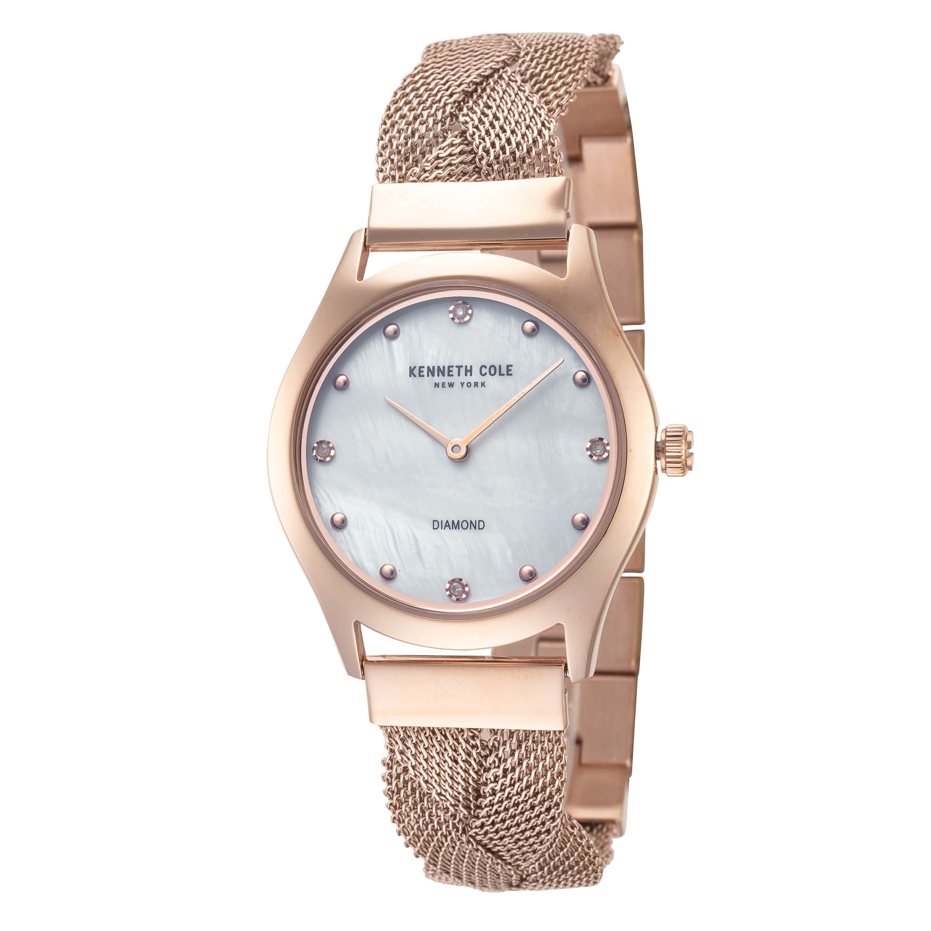 Diamond-Set Watch — Rose gold