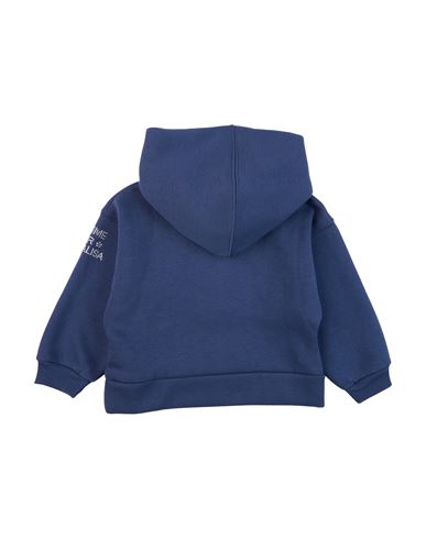 Kid Girl Sweatshirt Navy Size 13 Cotton, Polyester
