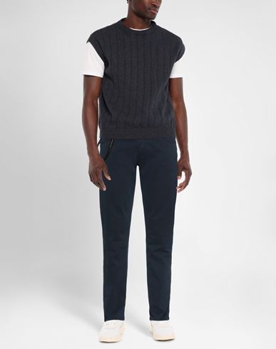 Man Pants Midnight blue Size 31 Cotton, Elastane