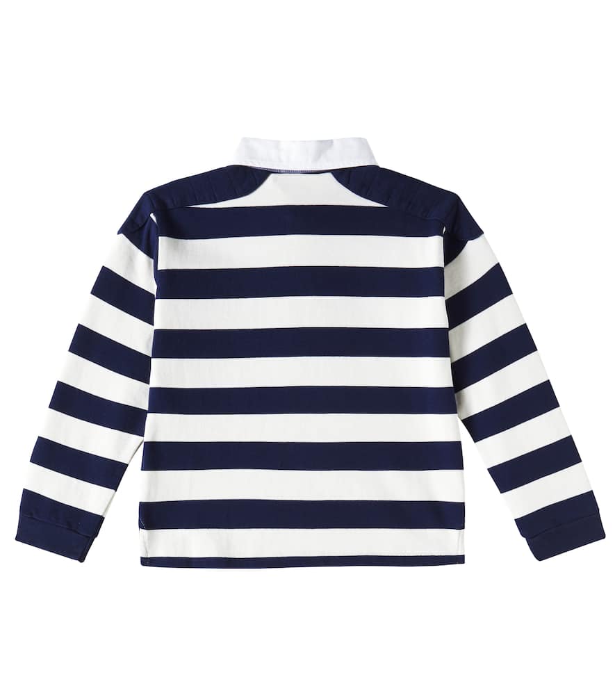 Bonpoint Edman striped cotton polo sweater