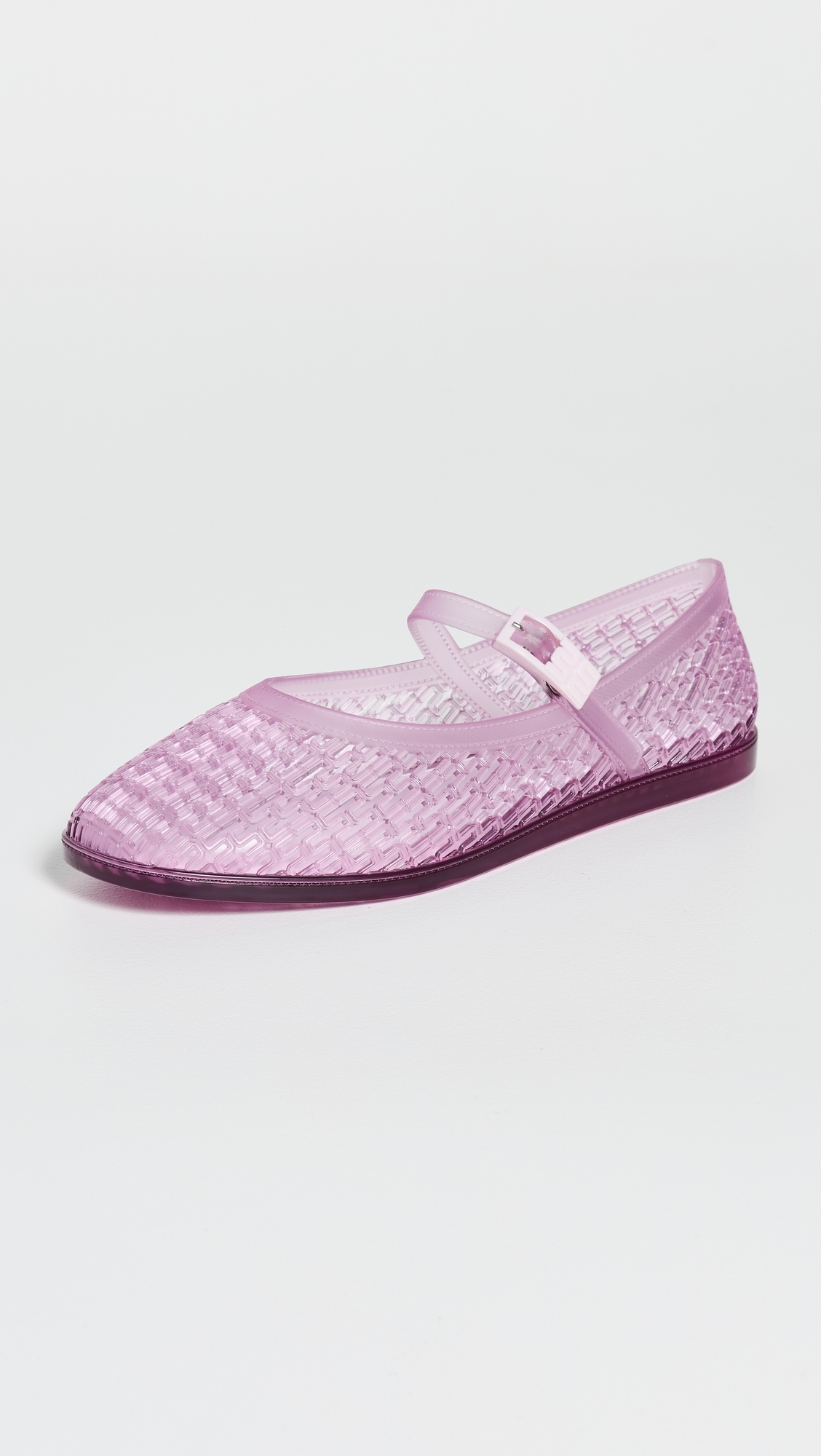 Melissa Melissa Harper Flats Clear Pink