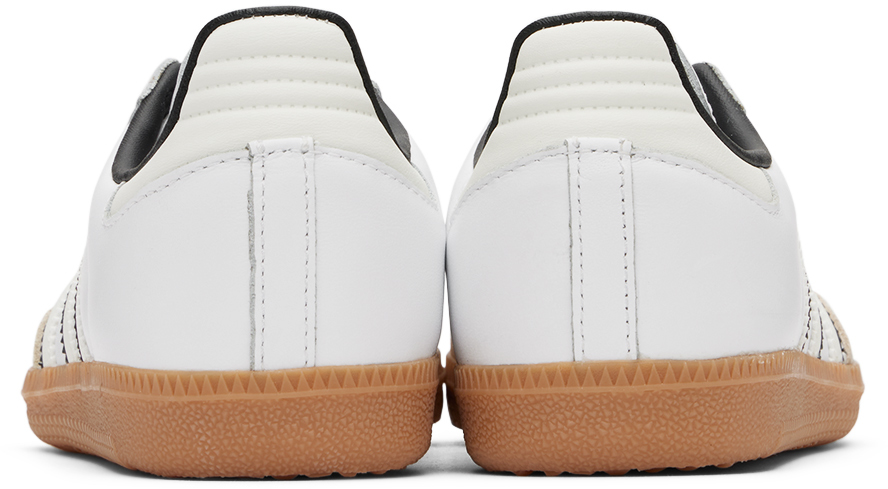 Adidas Kids Big Kids White & Off-White Samba OG Sneakers