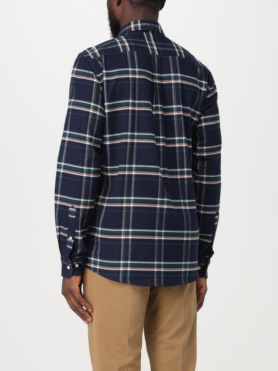 Ronan checked button-down shirt - Grey