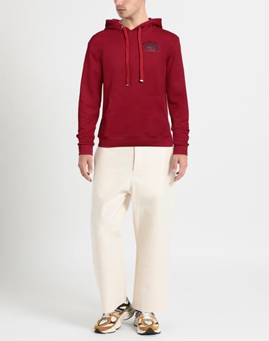 North Sails Man Sweatshirt Tomato red Size L Cotton, Polyester