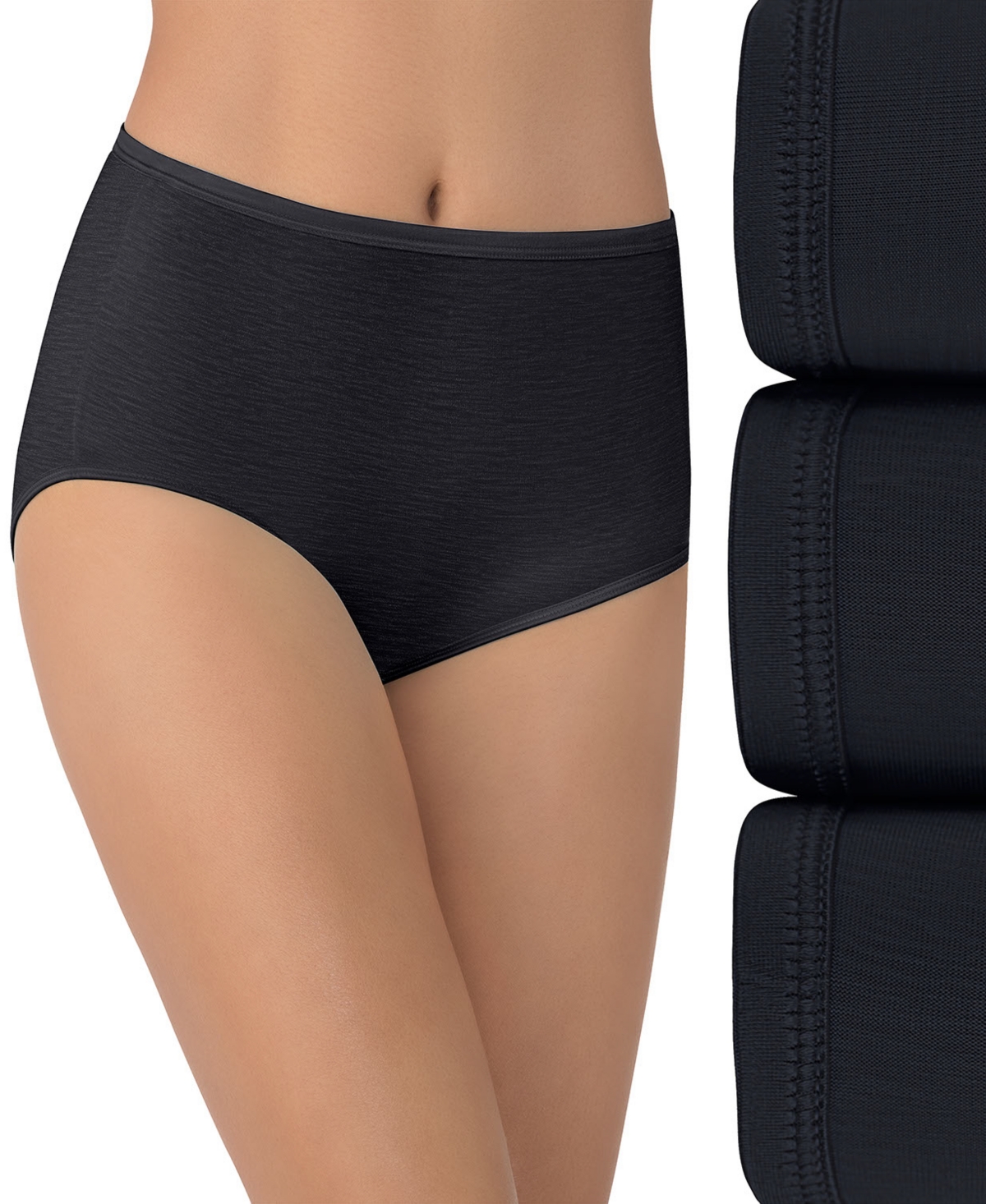Women's 3-Pk. Illumination Brief Underwear 13310 - Blk Multi