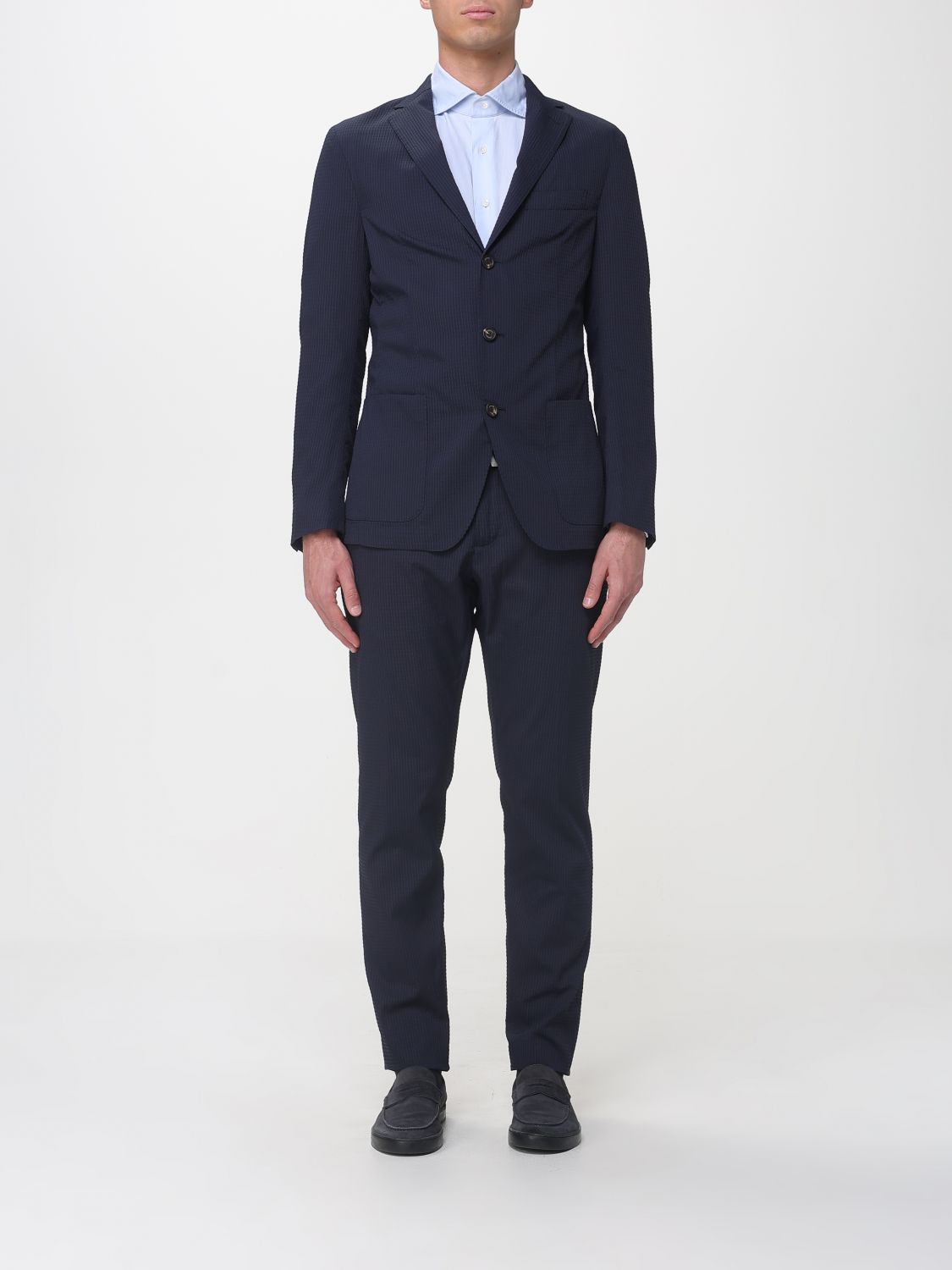 Suit Men color Blue