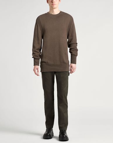 Man Sweater Khaki Size M Cotton