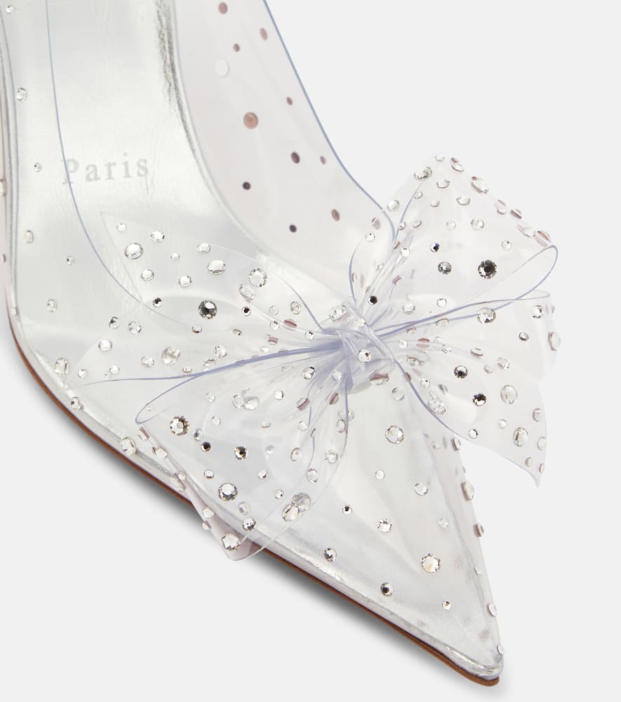 Christian Louboutin Jelly Strass 80 embellished PVC pumps