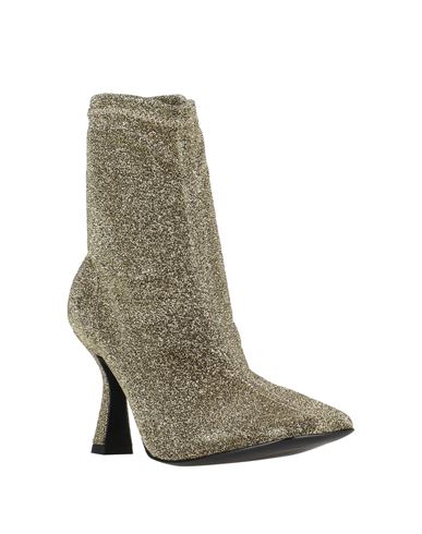 Nila & Nila Woman Ankle boots Gold Size 7 Textile fibers