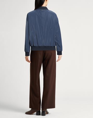 Woman Jacket Midnight blue Size 10 Polyamide