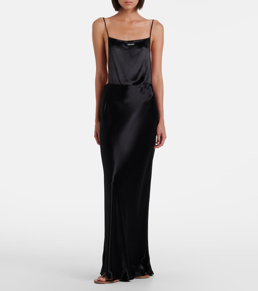 Satin slip dress