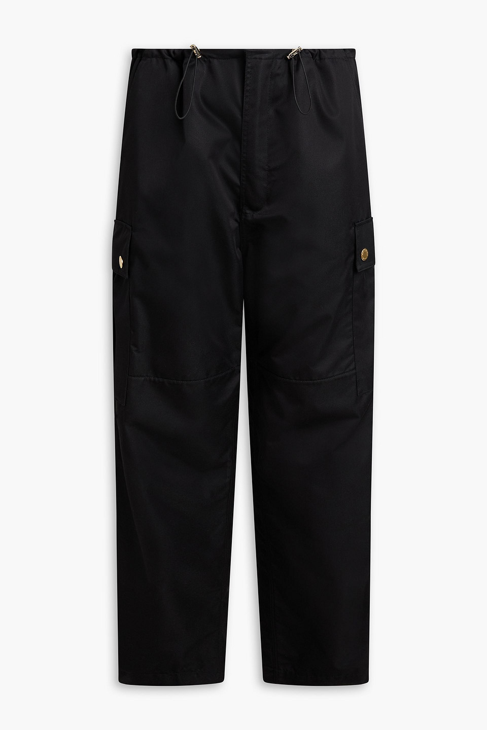 Cotton-blend twill cargo pants