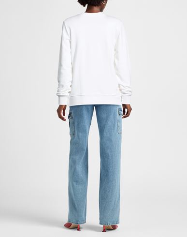 Karl Cares Woman Sweatshirt White Size S Organic cotton