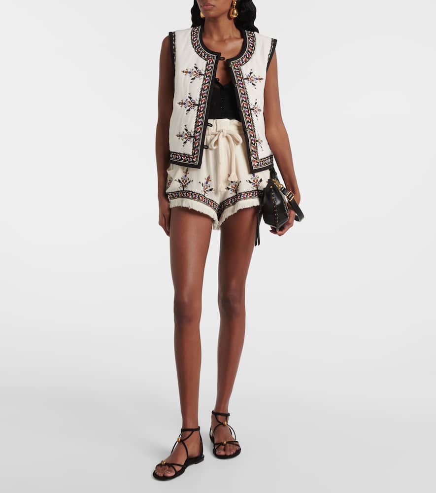 Zeana embroidered vest