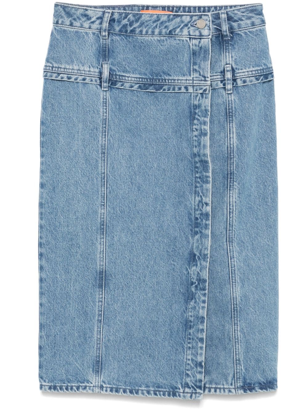 Denim midi skirt - Blue
