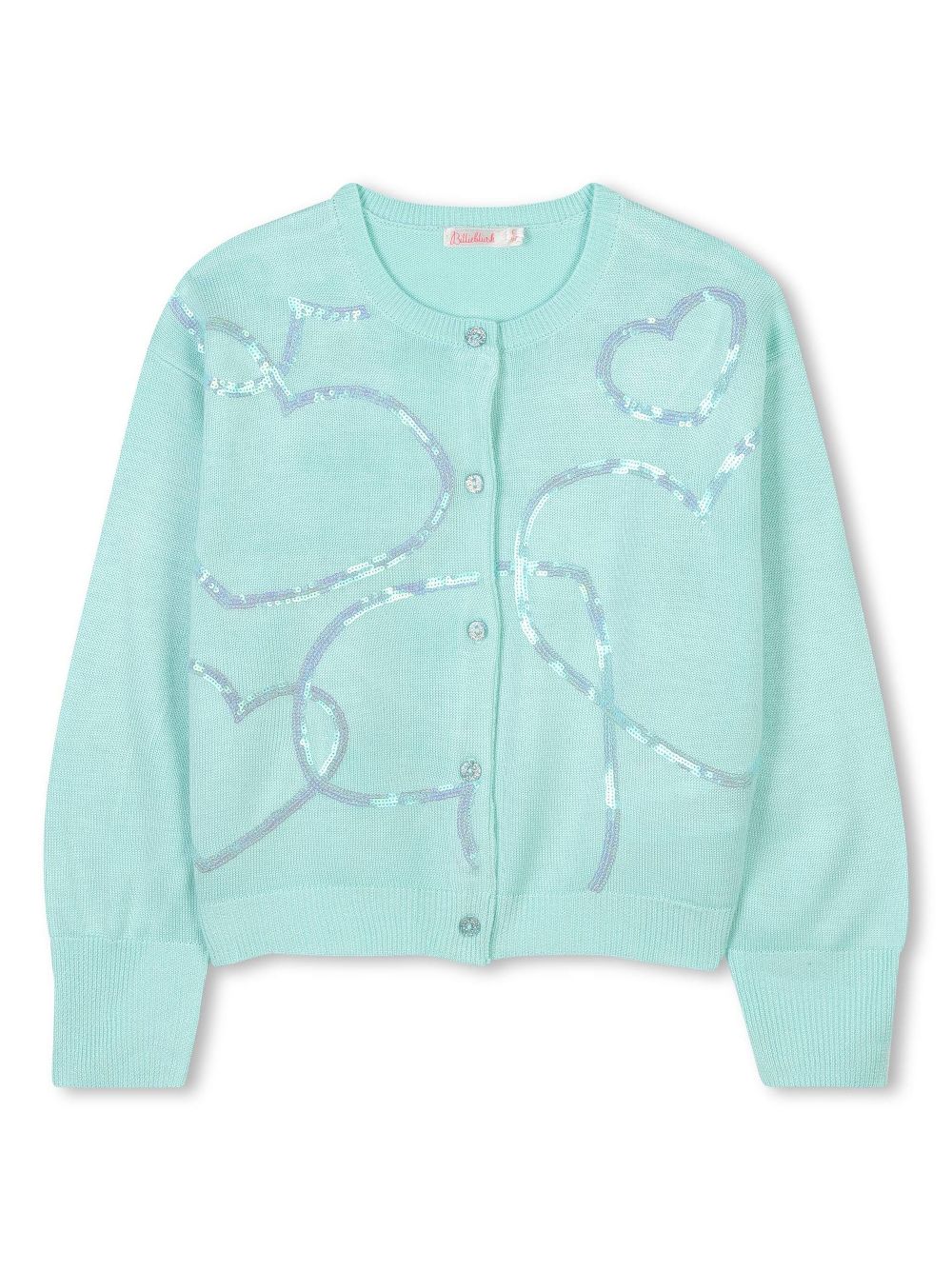 Sequin-embellished cardigan - Pink
