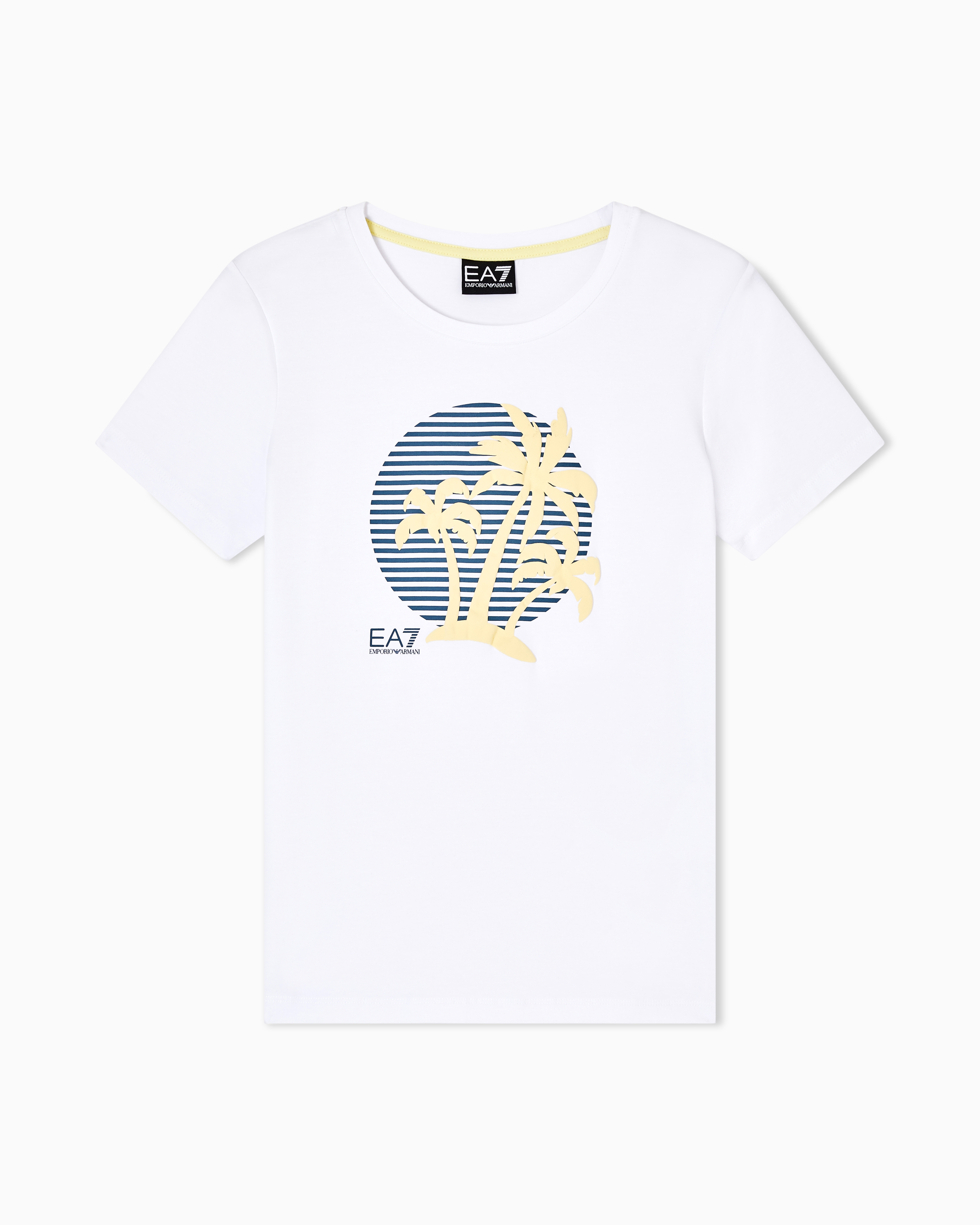 Stretch jersey crew-neck T-shirt