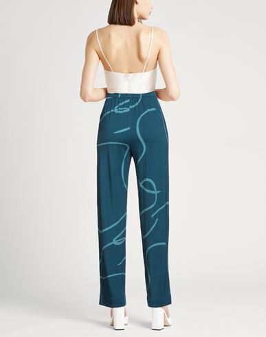 Woman Pants Deep teal Size 1 Viscose, Elastane