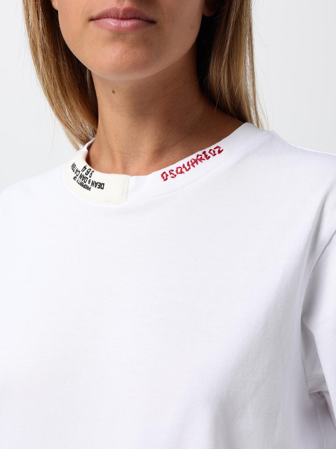 Logo-embroidered T-shirt - White