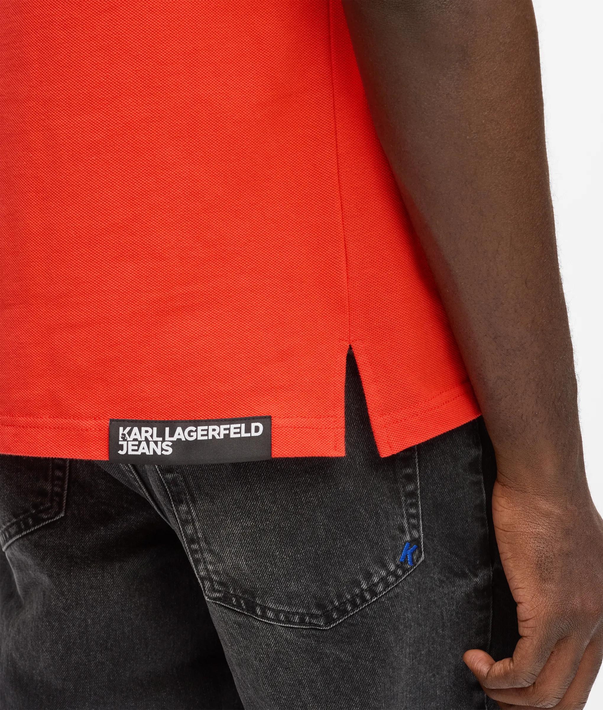 Kl Jeans - Polo Avec Logo, Homme, Grenadine