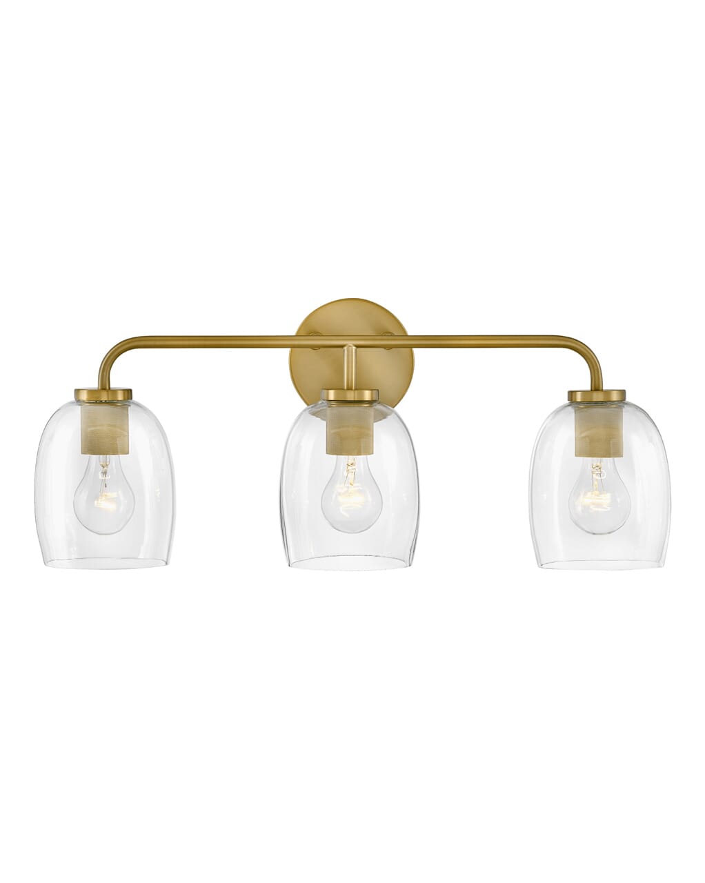 Percy 3-Light Bathroom Vanity Light in Lacquered Bra