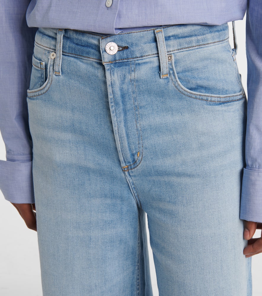Lyra cropped wide-leg jeans