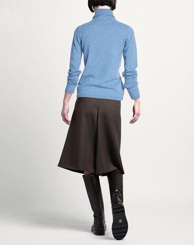 Helmur Woman Turtleneck Light blue Size M Cashmere