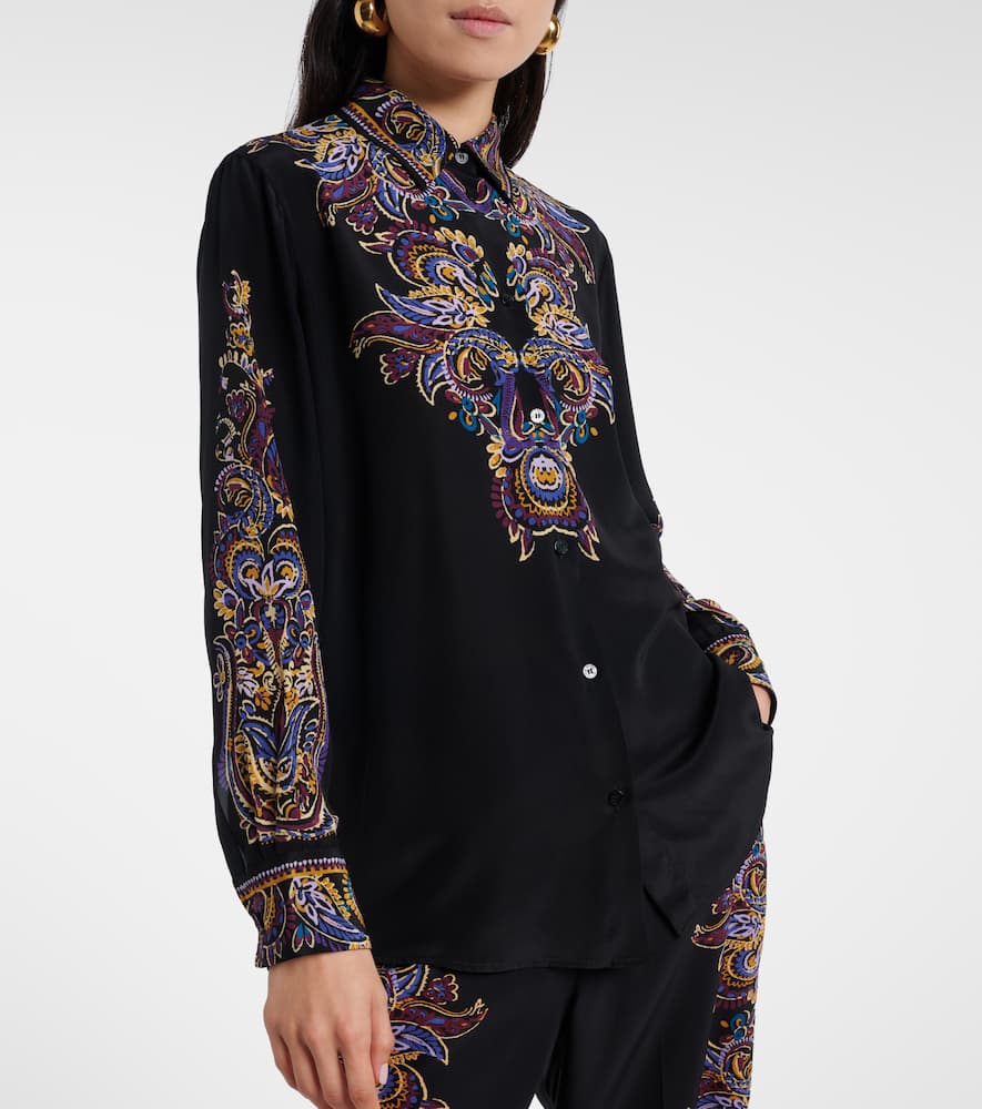Paisley silk shirt