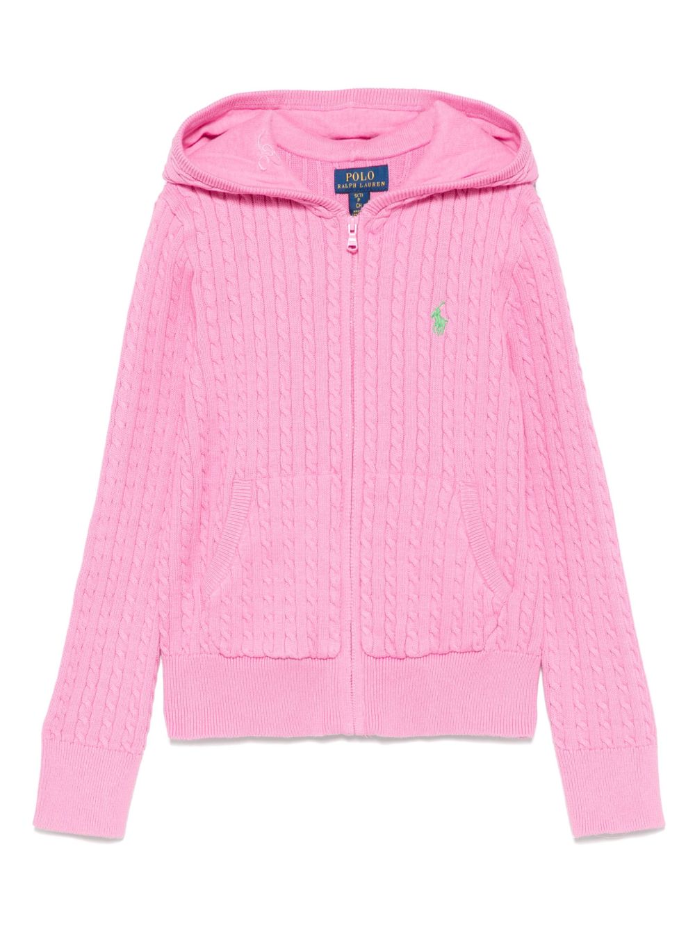 POLO RALPH LAUREN KIDS Polo Pony-embroidered cardigan - Pink