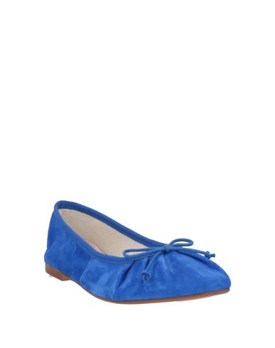 Ovyé Woman Ballet flats Bright blue Size 11 Leather