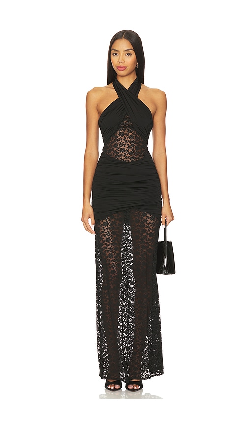 Lovers and Friends Sachi Gown in Black. XS also in L, M, S