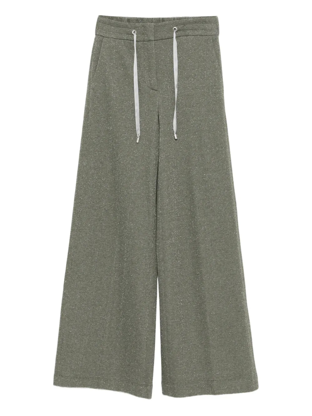 Drawstring Trousers — Olive Green