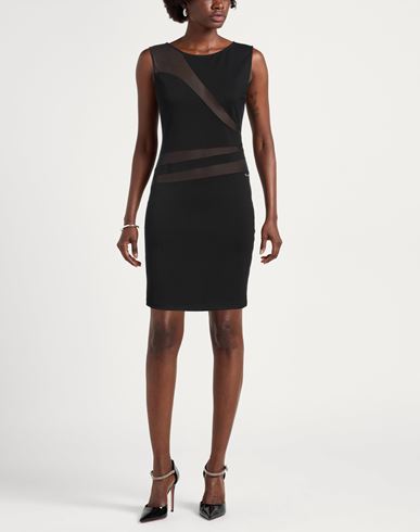 Woman Mini dress Black Size 4 Polyamide, Elastane, Viscose