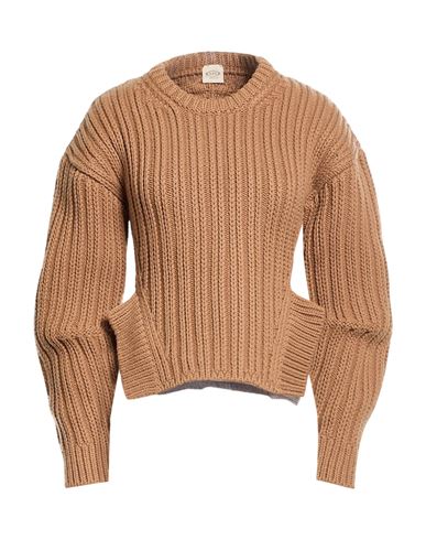 Woman Sweater Camel Size M Wool, Cashmere
