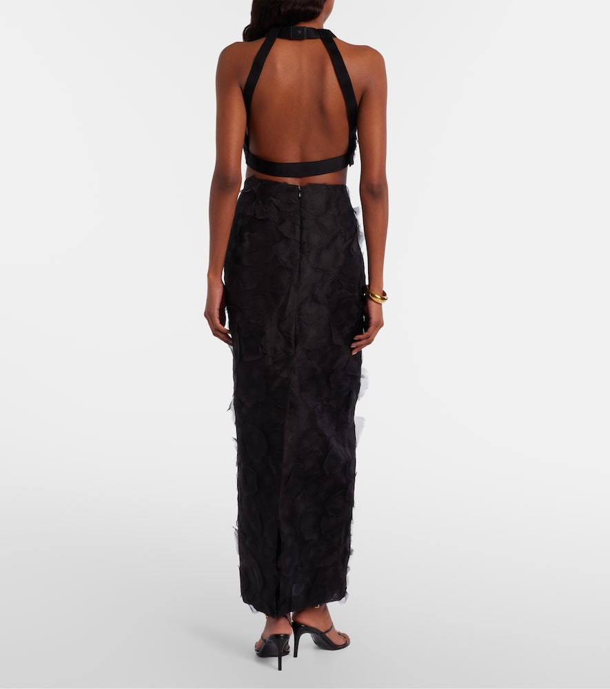 Adepto silk maxi skirt
