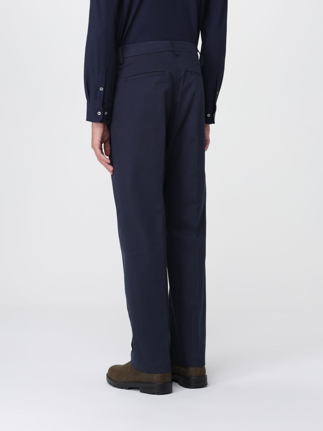 Pants Men color Blue