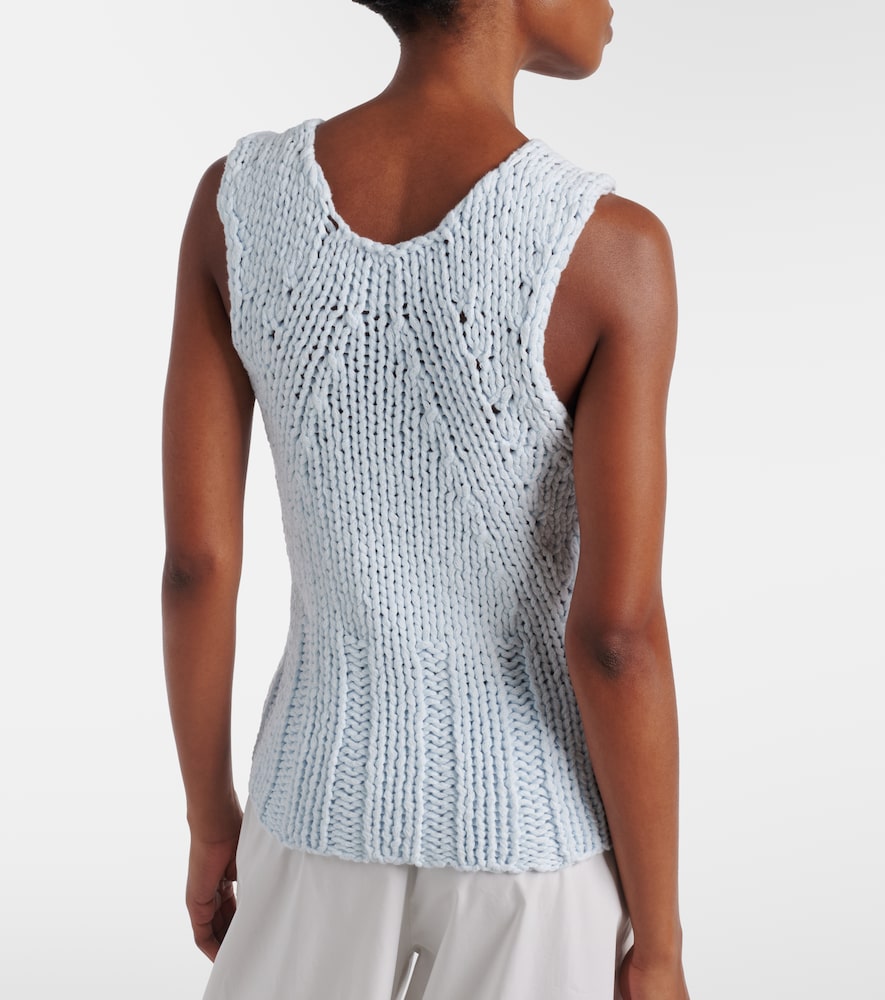 Cassie knitted cotton top