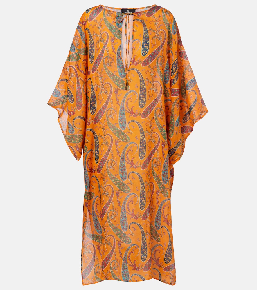 Paisley ramie kaftan