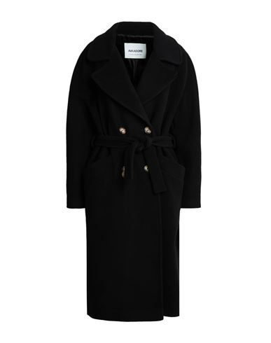 Woman Coat Black Size 2 Wool